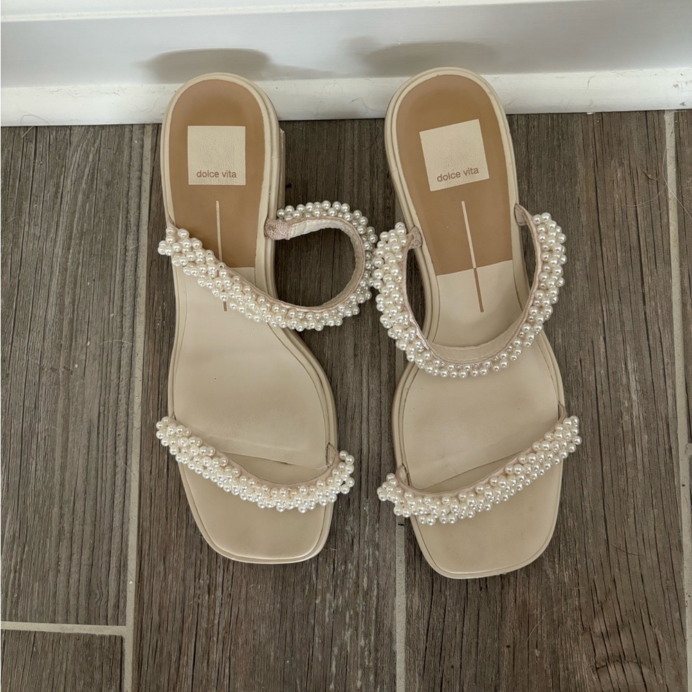 River Pearl Heels Vanilla Pearls